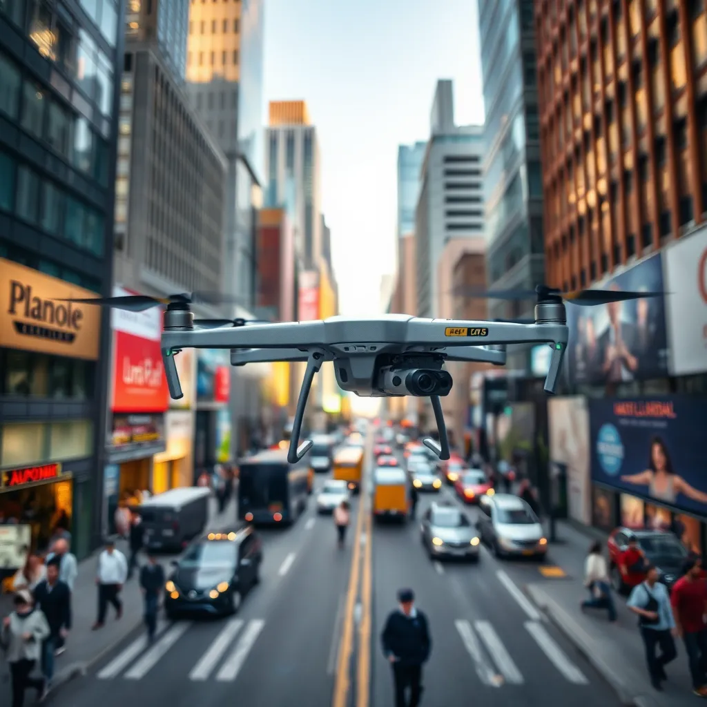 Drony w logistyce – rewolucja w dostawach miejskich?